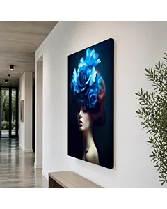 DAMA DE FLORES AZULES II