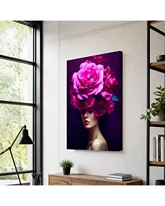 DAMA DE ROSAS FUCSIA II