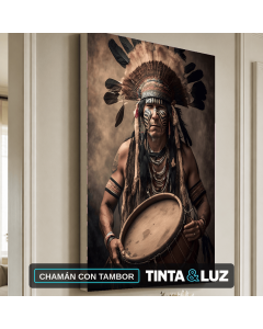 CHAMÁN CON TAMBOR