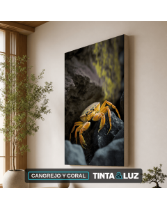 CANGREJO Y CORAL