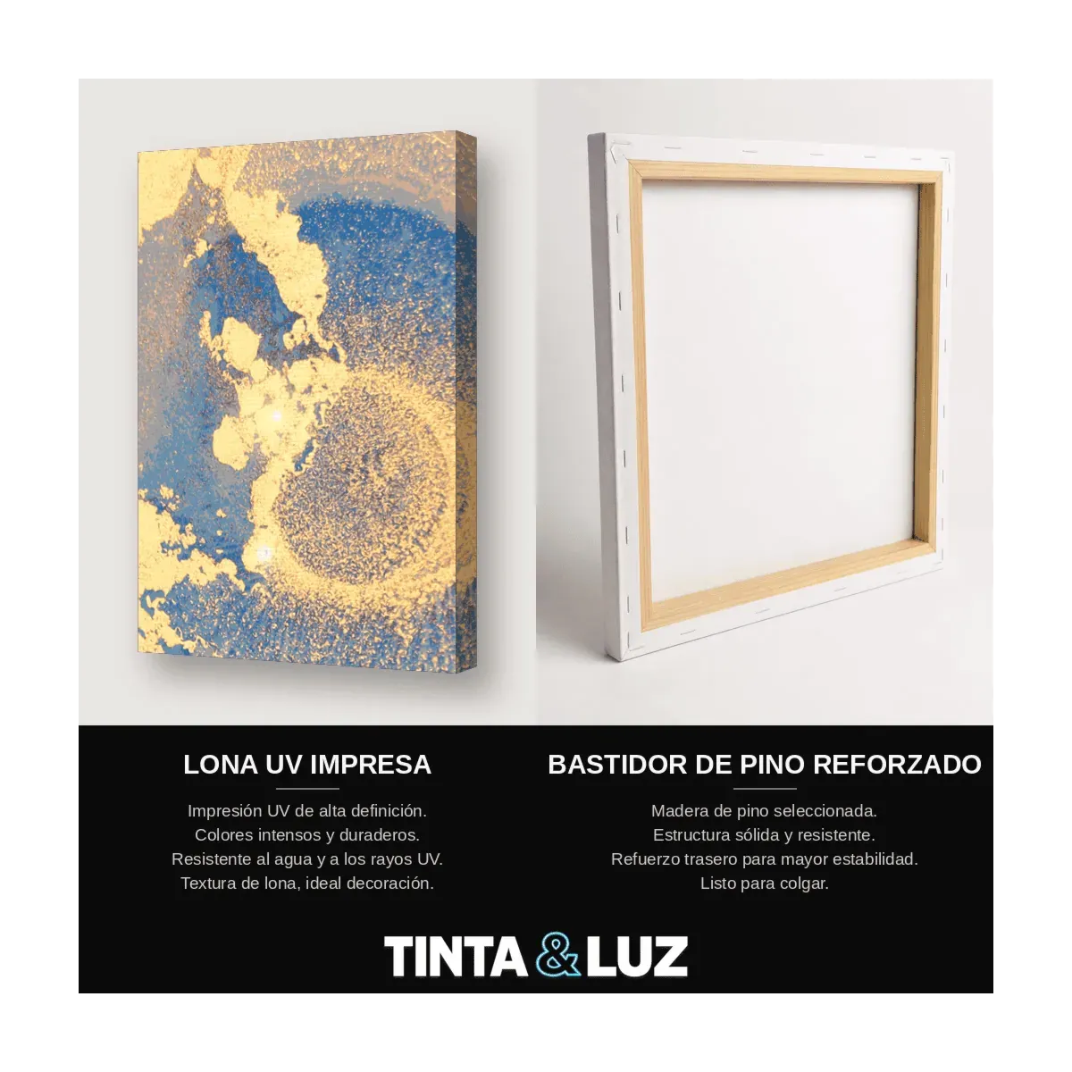 AZUL Y BRASA
