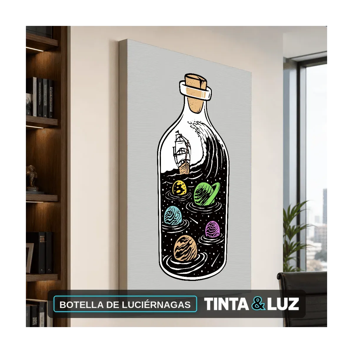 BOTELLA DE LUCIÉRNAGAS