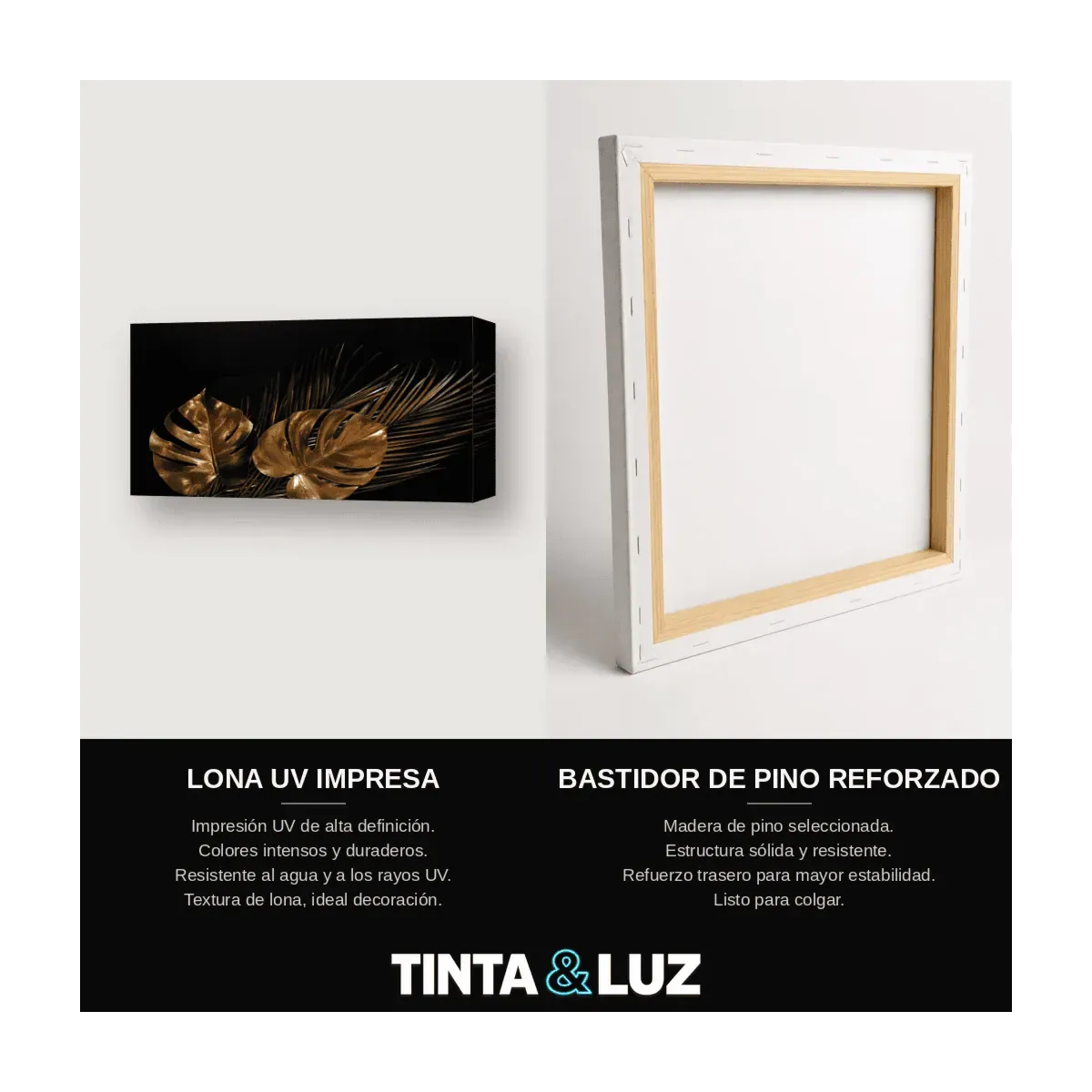 HOJA DE BRONCE Y NEGRO