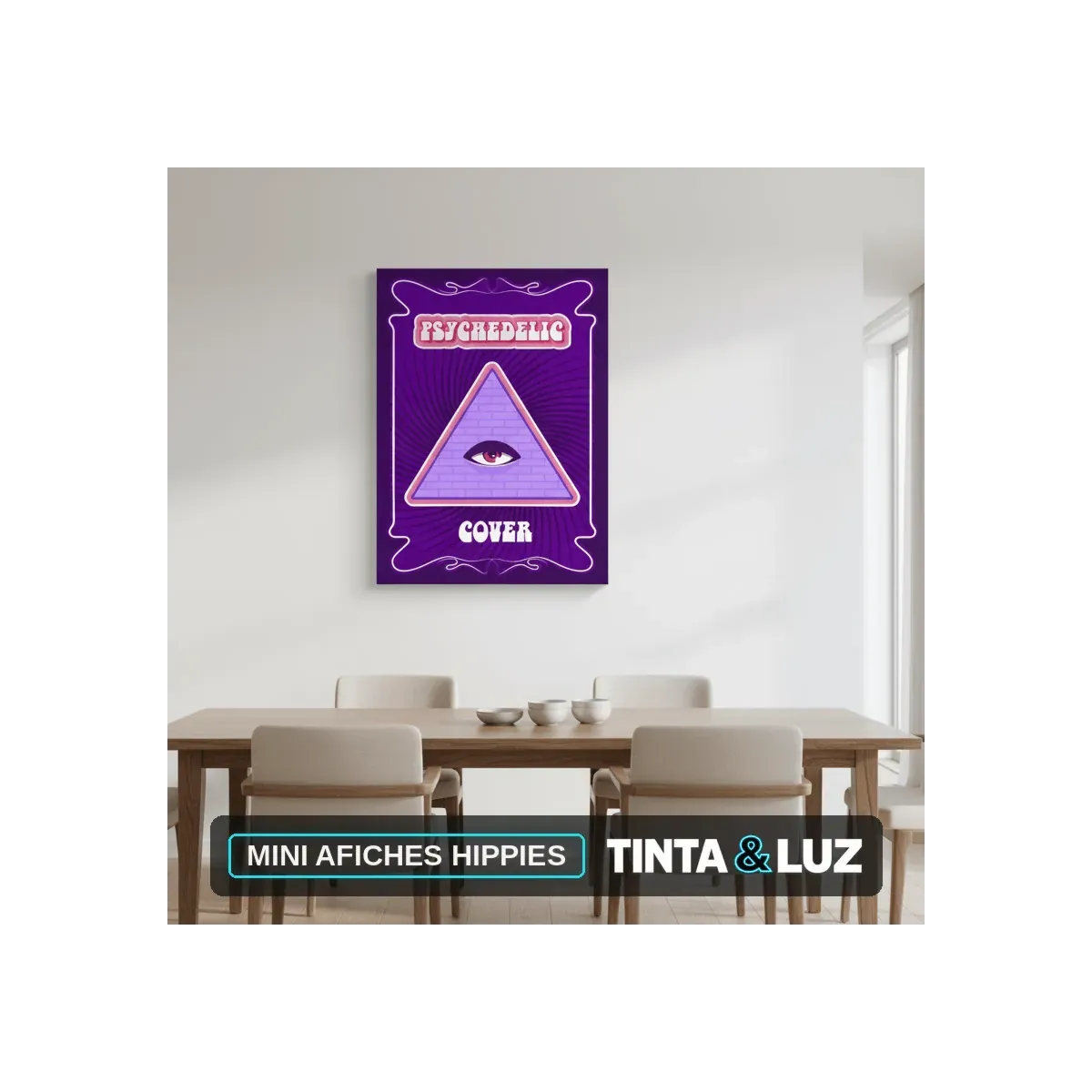 MINI AFICHES HIPPIES