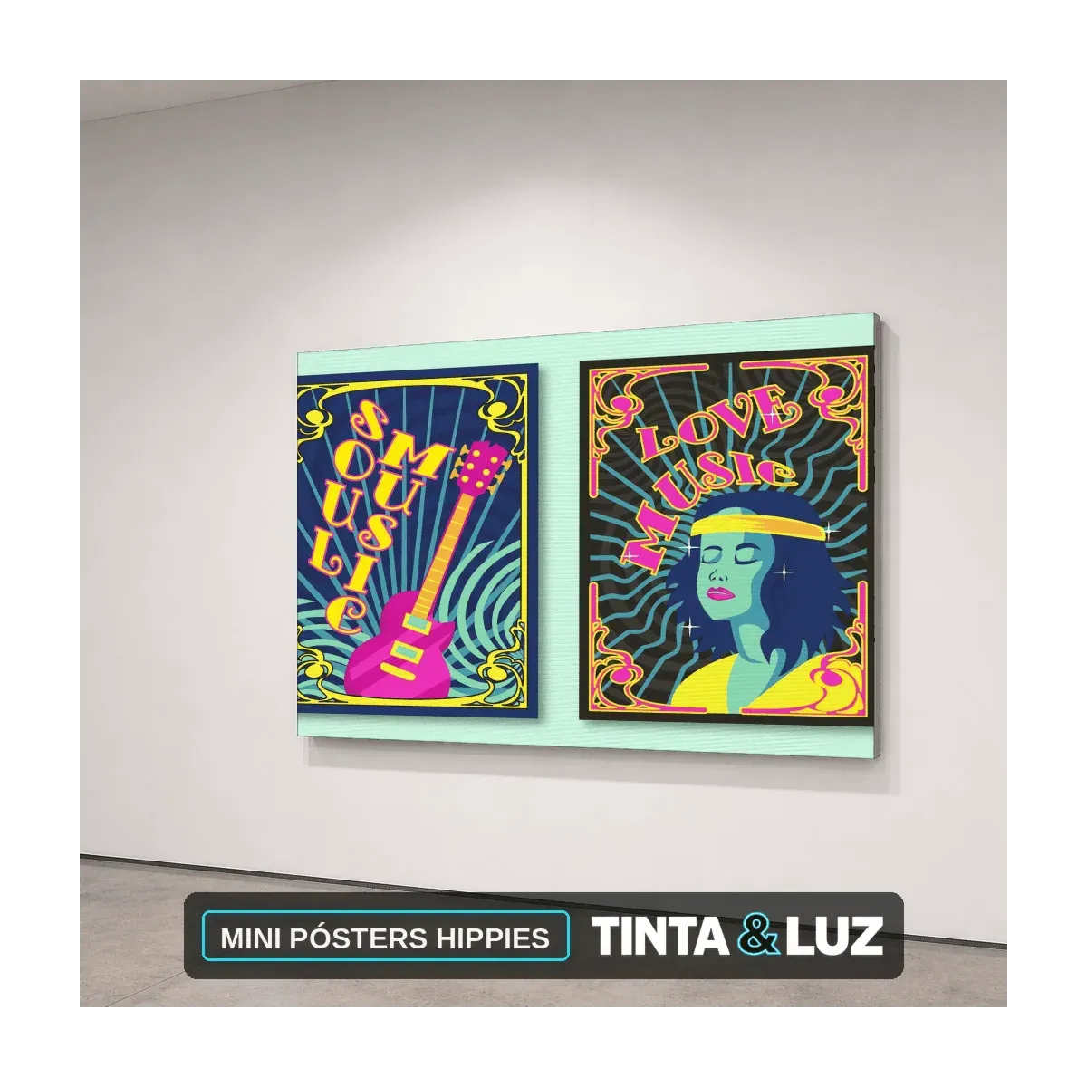 MINI PÓSTERS HIPPIES