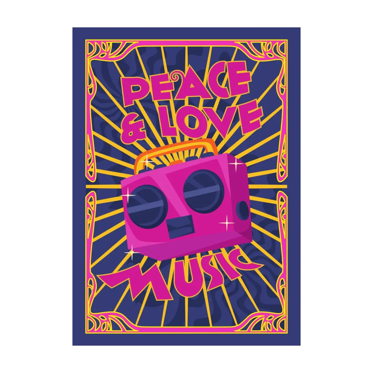 PEACE & LOVE CALAVERA