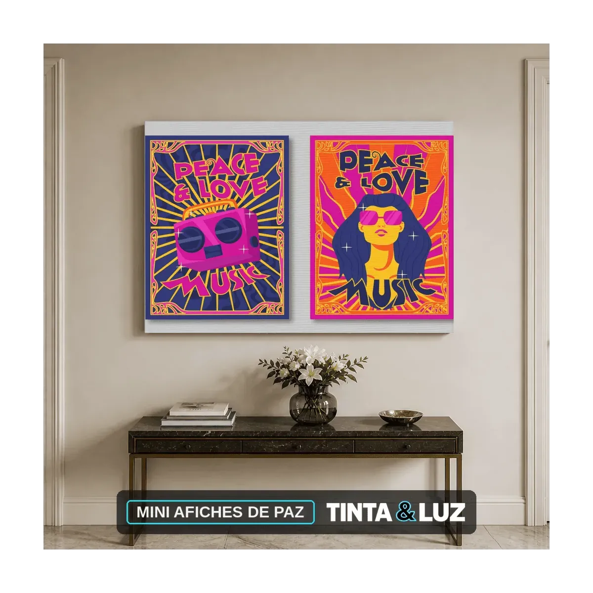 MINI AFICHES DE PAZ