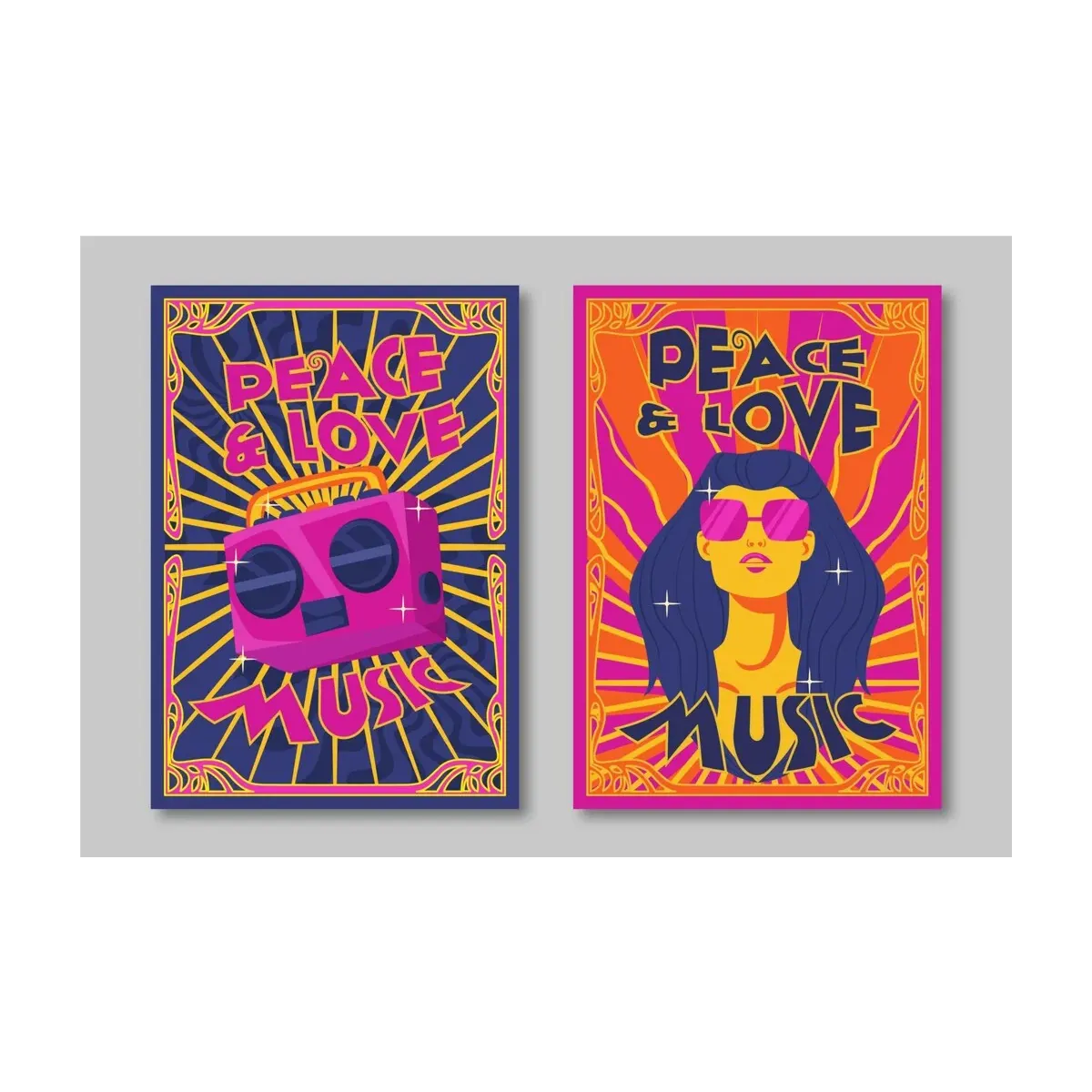 MINI AFICHES DE PAZ