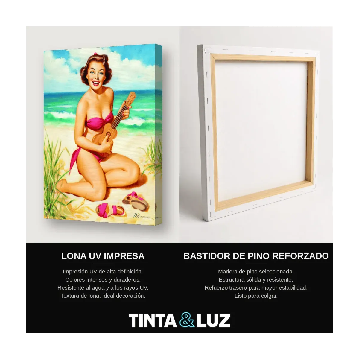 PIN-UP EN LA PLAYA