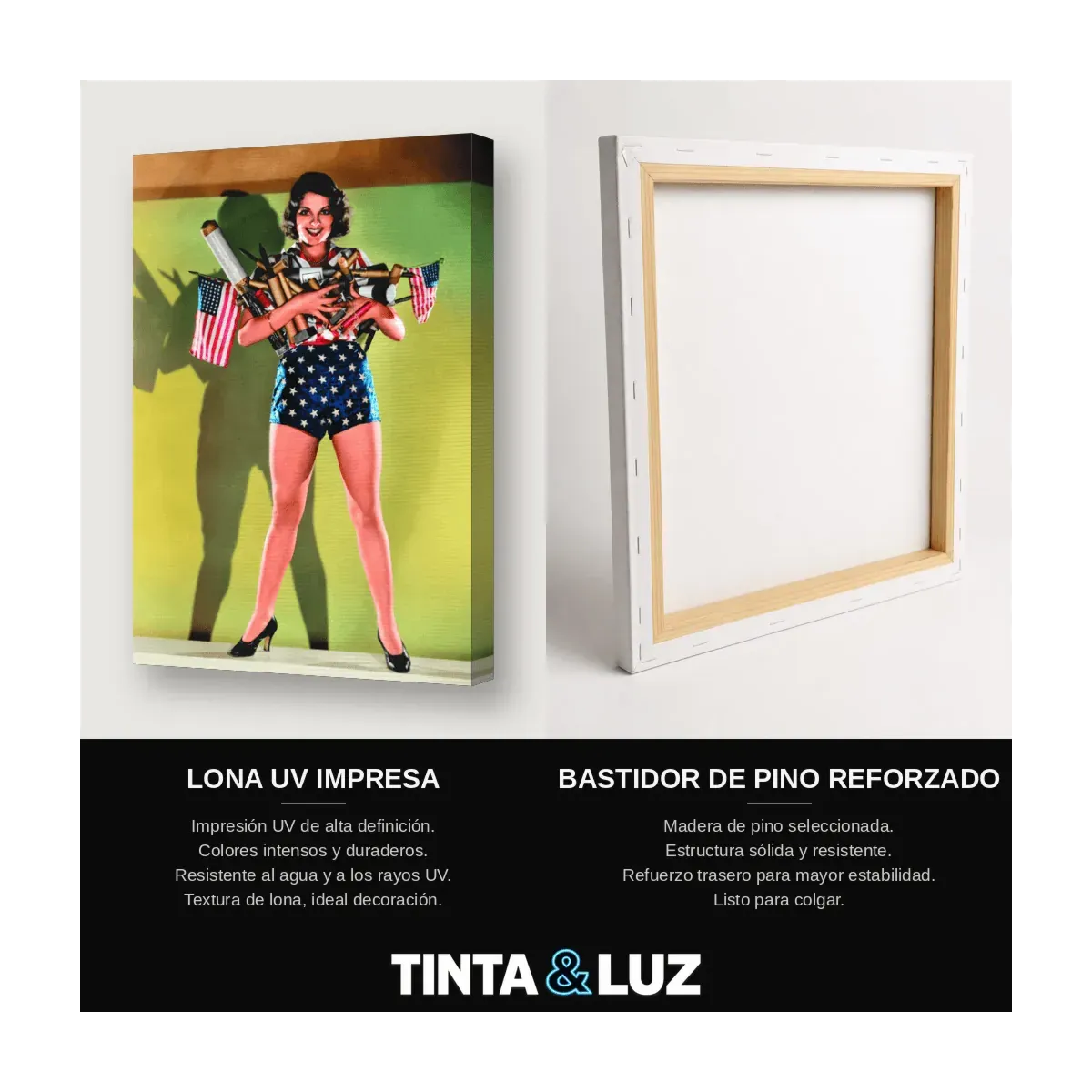PIN-UP DE BANDERA