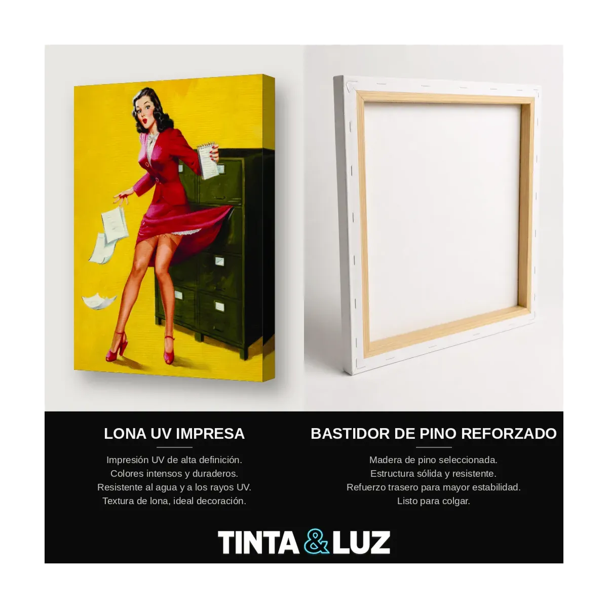 PIN-UP DE ROJO