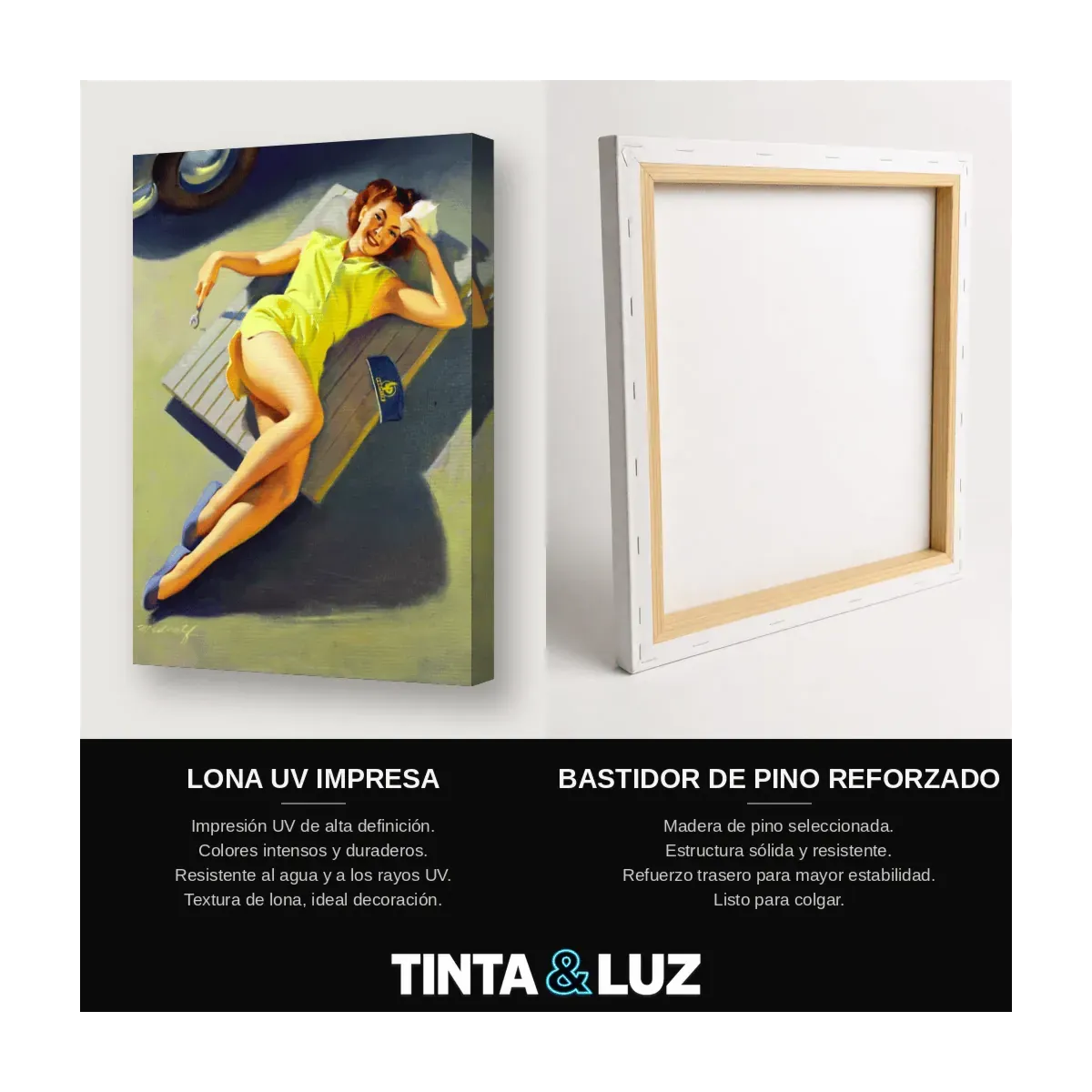 PIN-UP DE AMARILLO