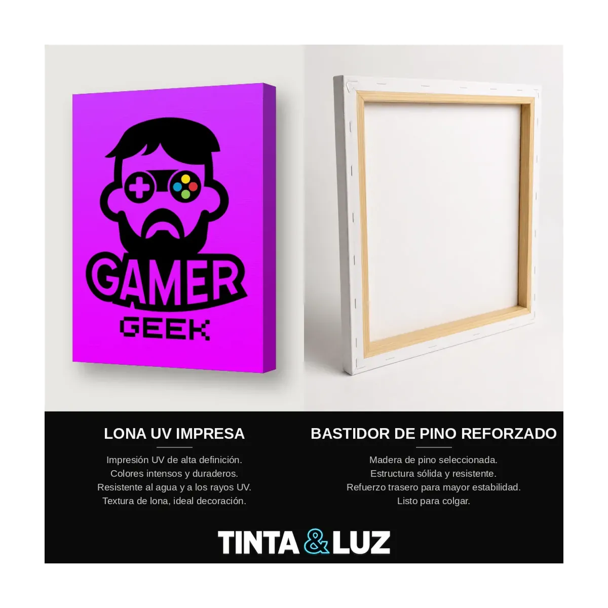 GAMER GEEK ROSA