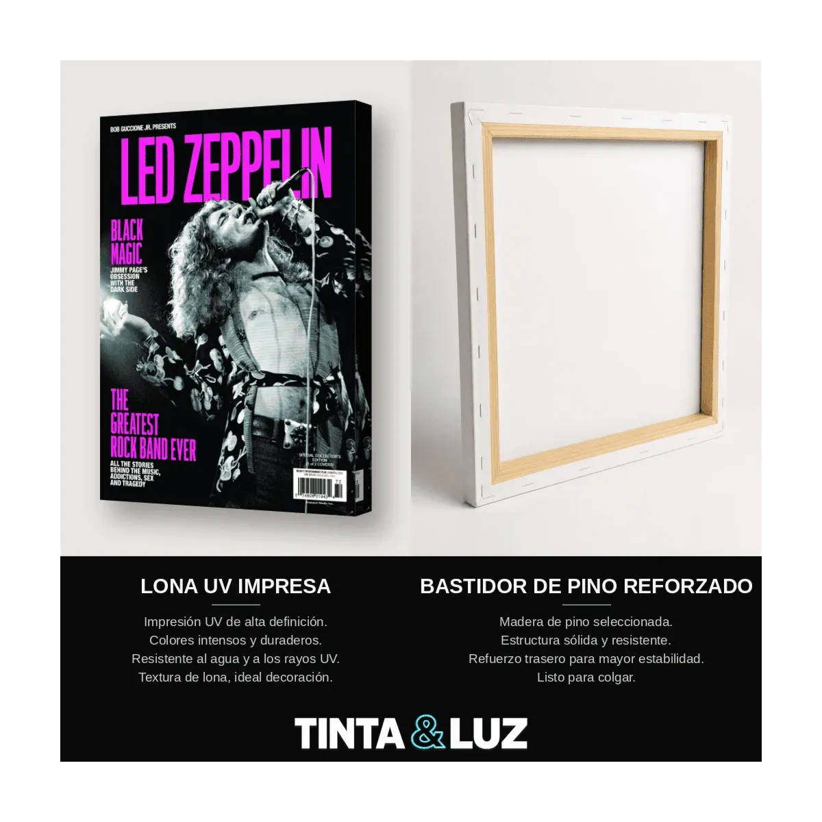 LED ZEPPELIN BLACK ROCK