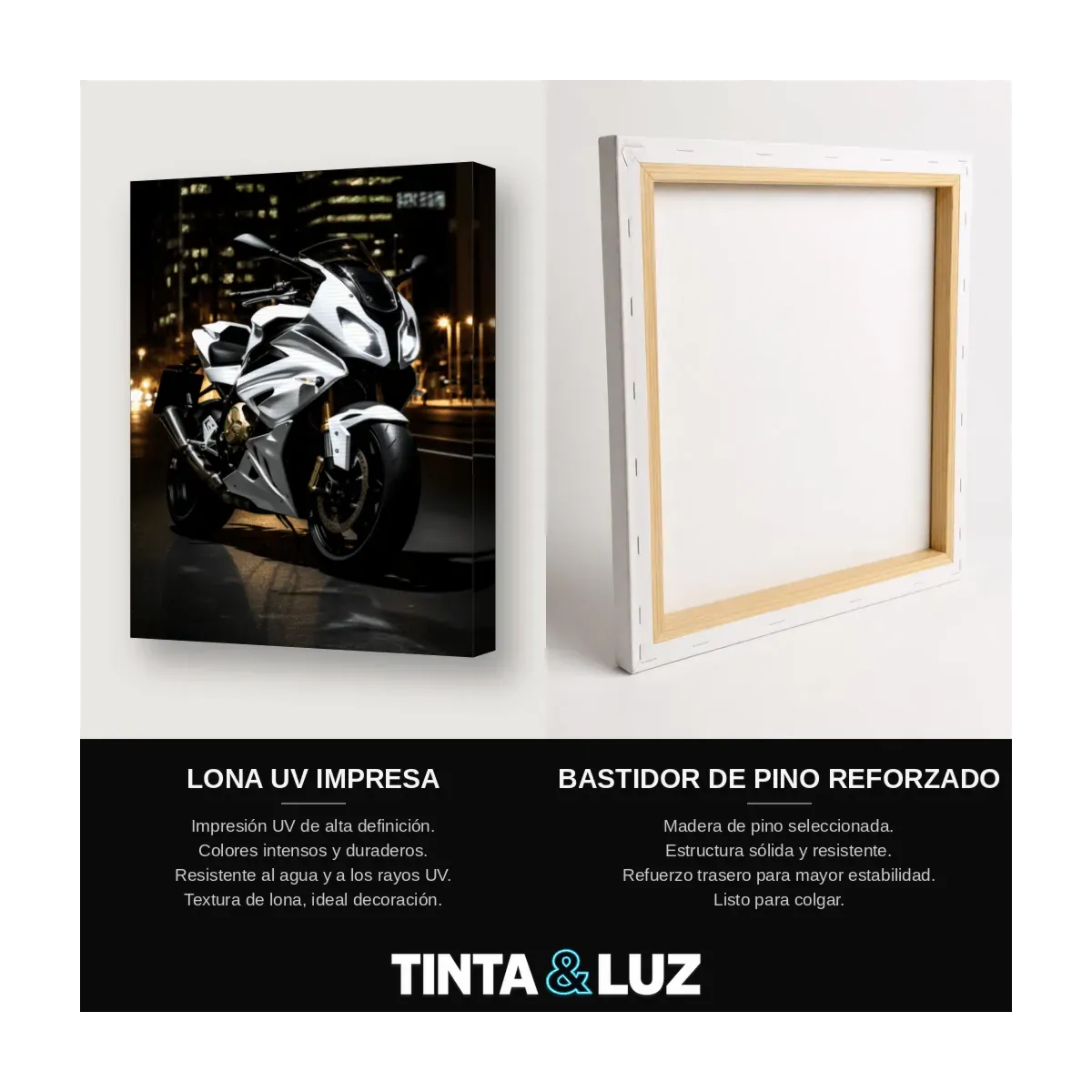 MOTO BLANCA CIUDAD
