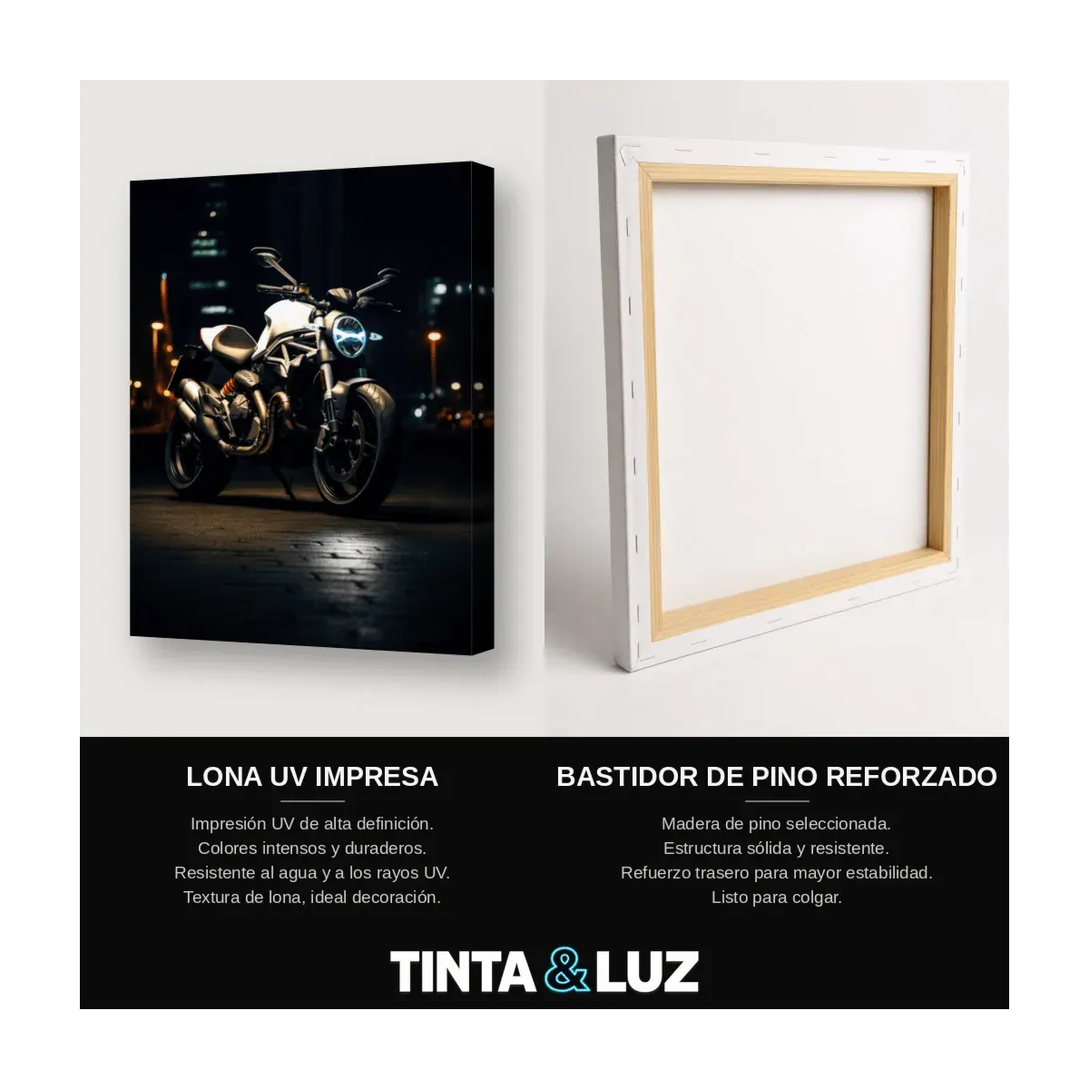 MOTO BLANCA CALLE