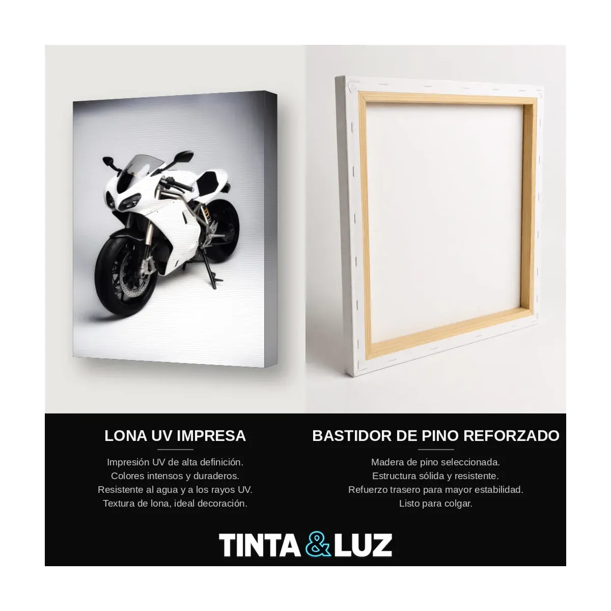 MOTO BLANCA ESTUDIO