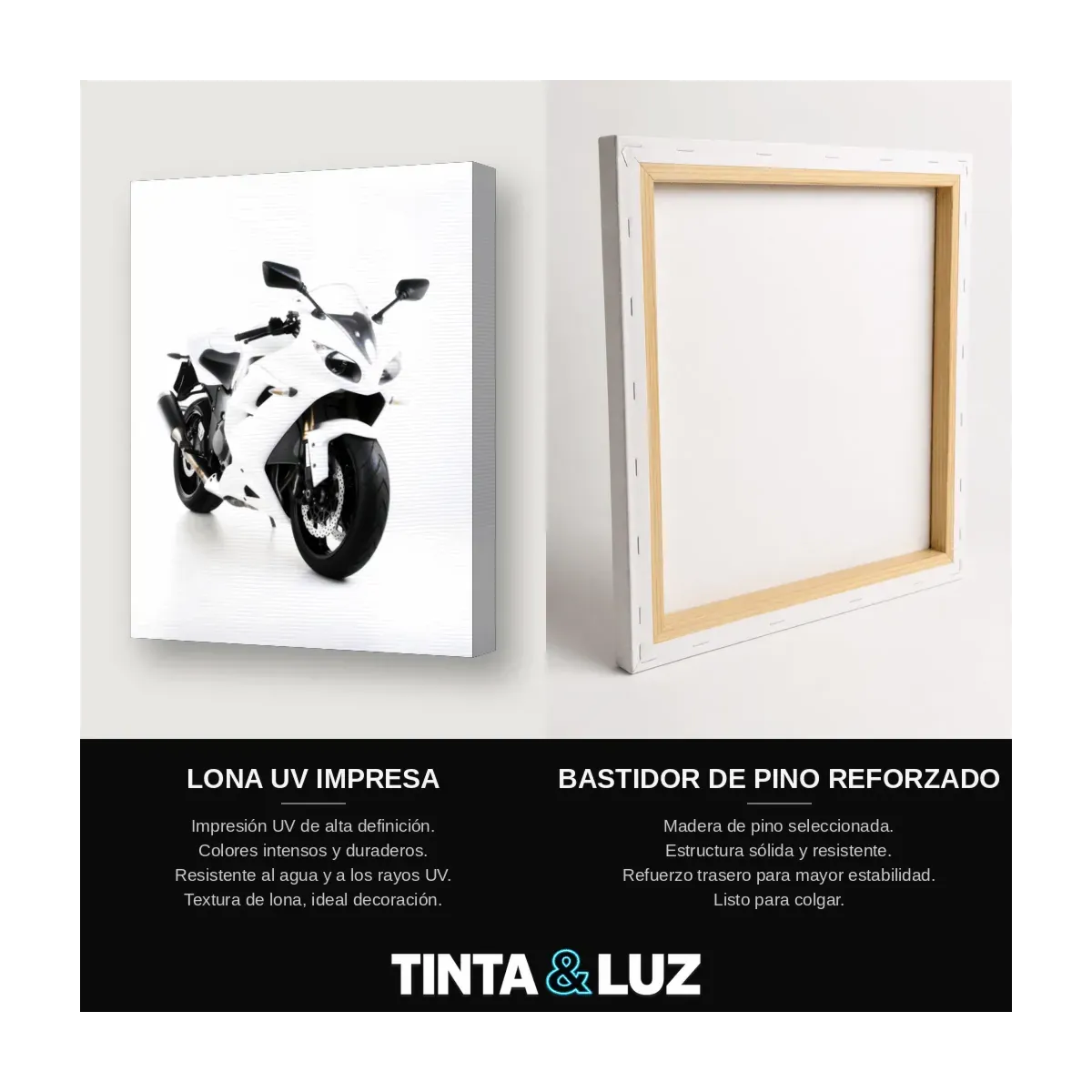 MOTO BLANCA ESTUDIO II