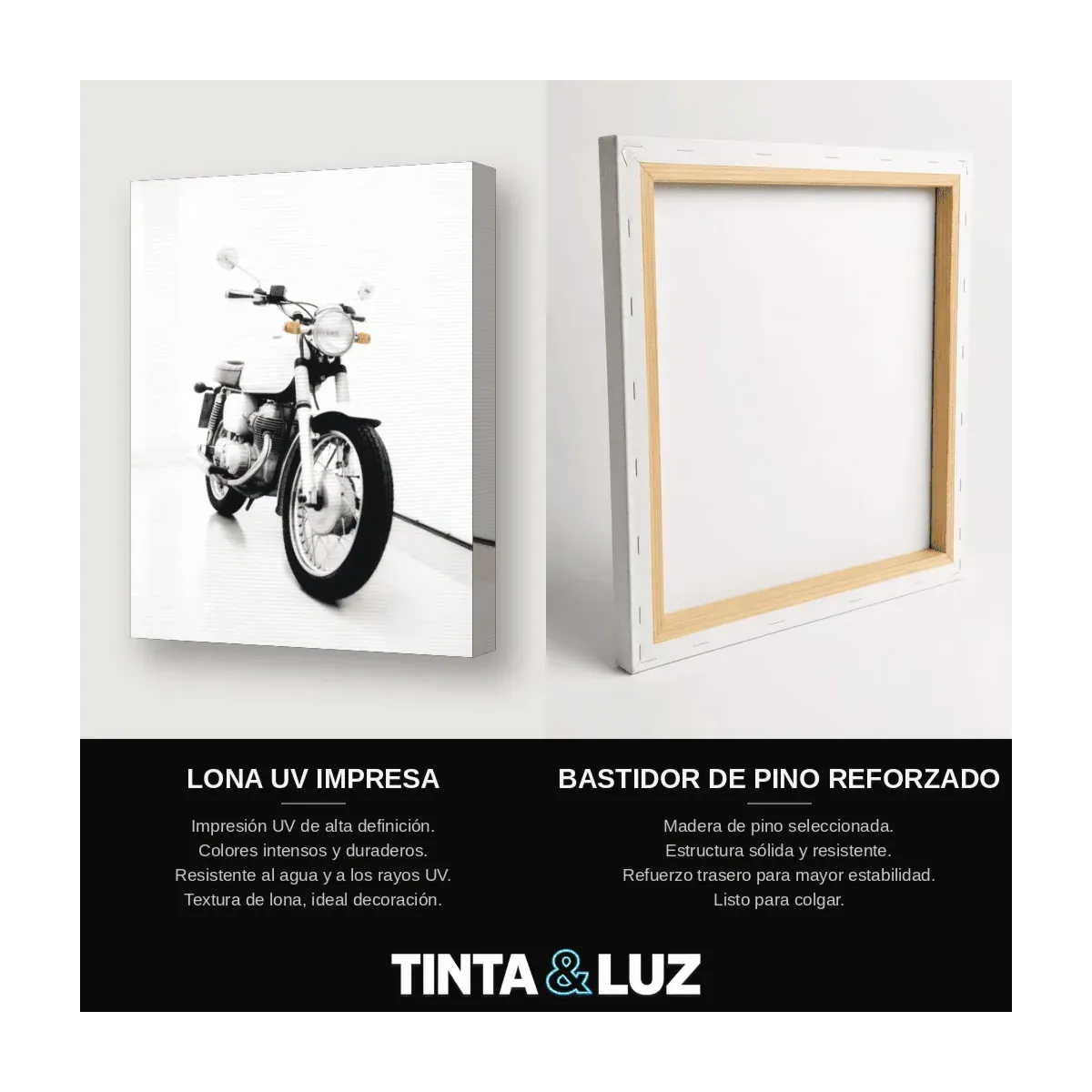 MOTO BLANCA ESTUDIO V