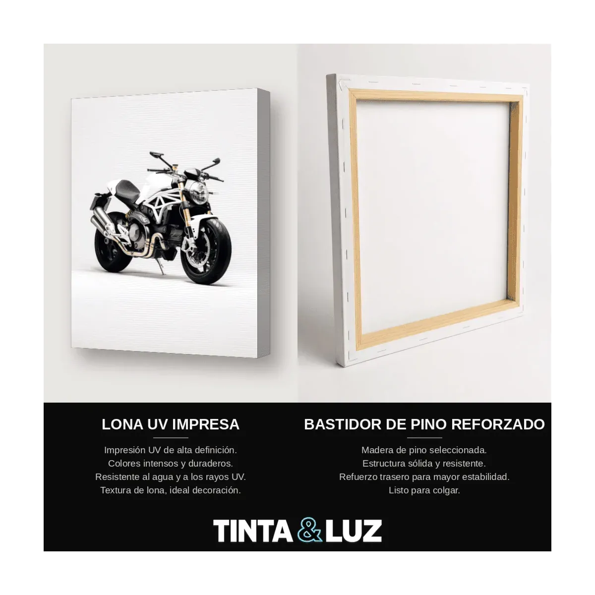 MOTO BLANCA ESTUDIO VII