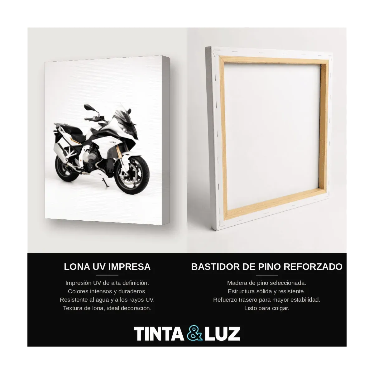 MOTO BLANCA ESTUDIO VIII