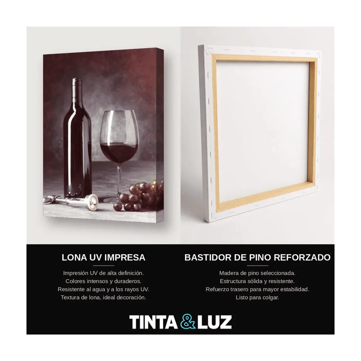 BOTELLA Y COPA TINTO