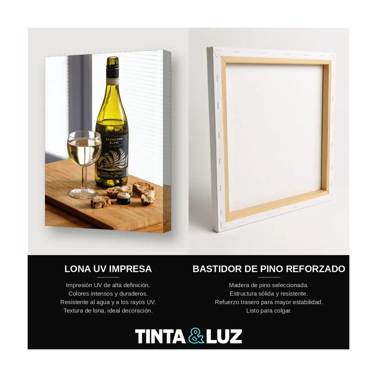 VINO BLANCO Y COPA
