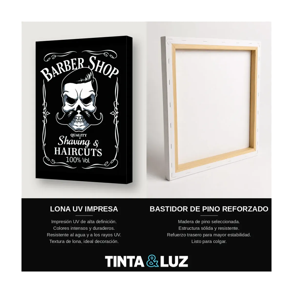 BARBER SHOP SKULL