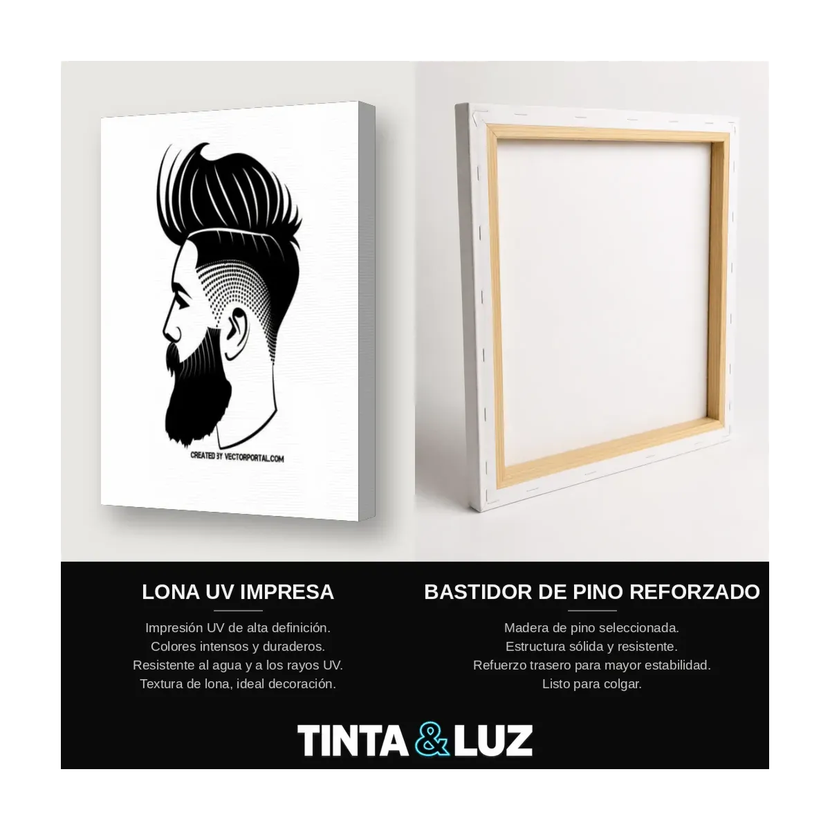 PERFIL CON TUPÉ