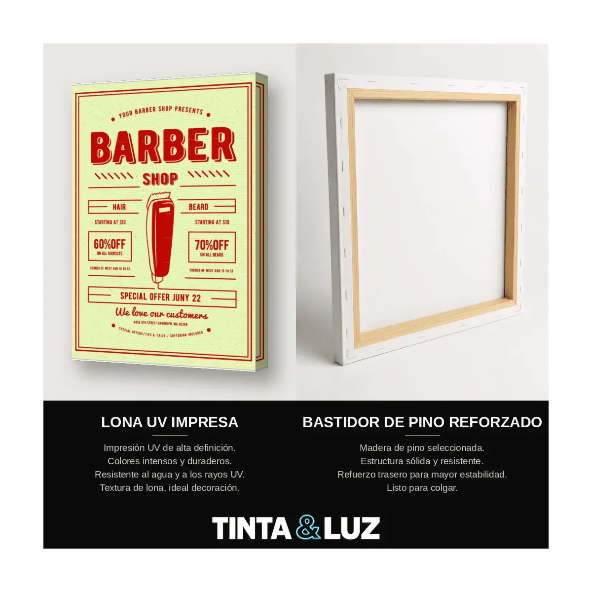 BARBER SHOP ROJO