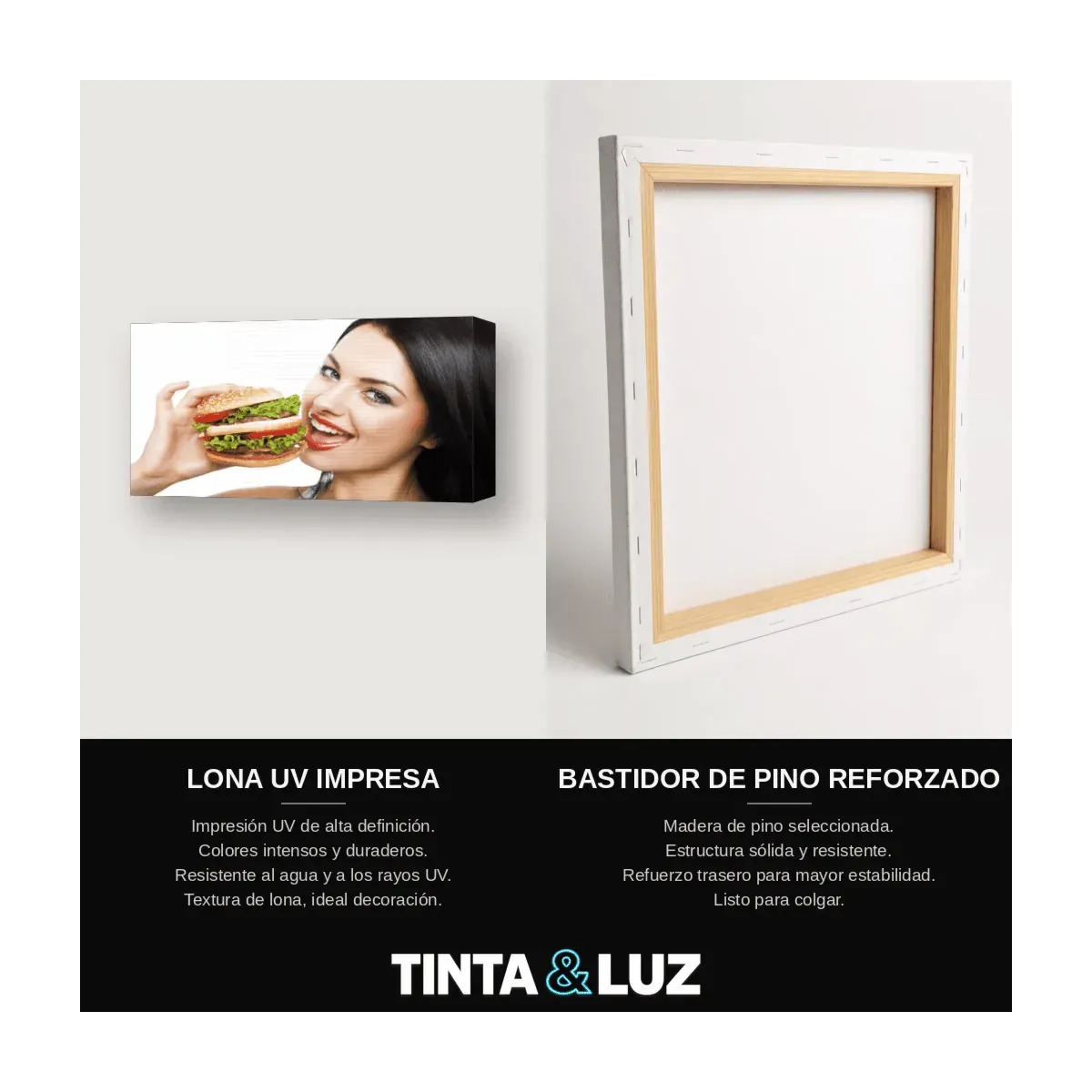 CHICA Y HAMBURGUESA