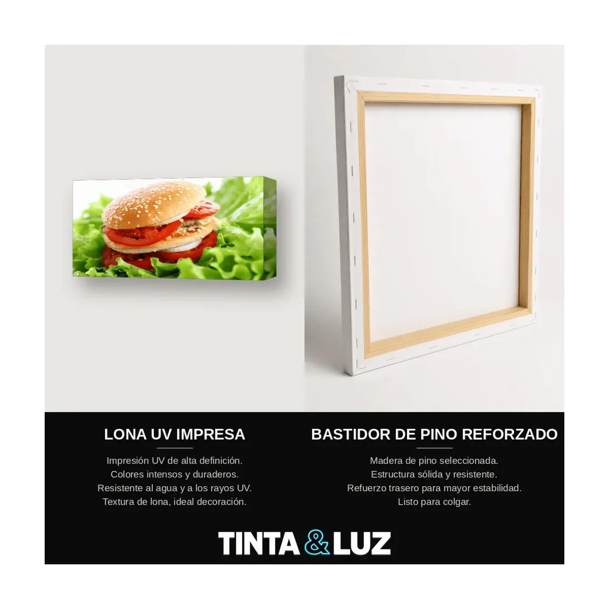HAMBURGUESA Y TOMATES