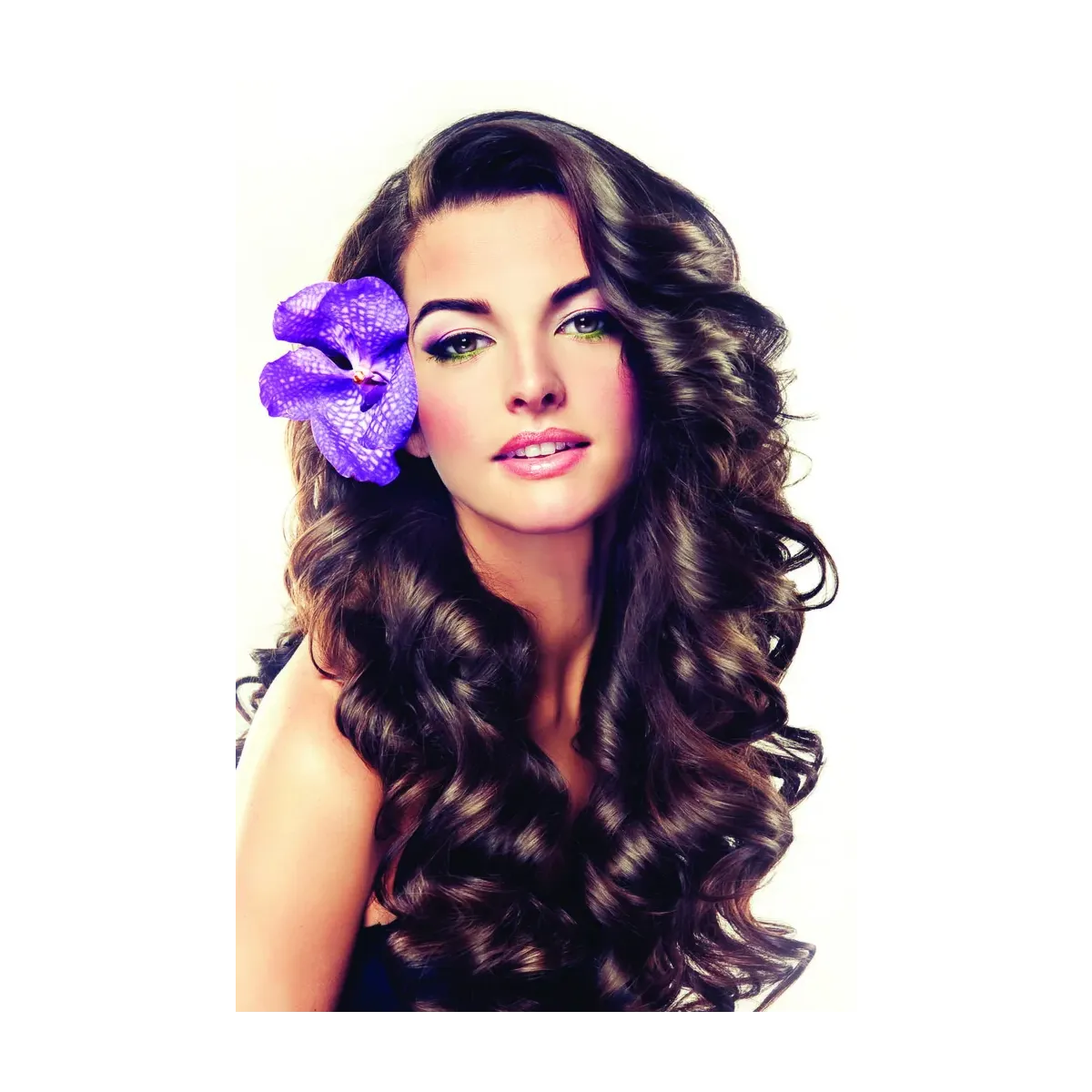 FLOR EN EL CABELLO