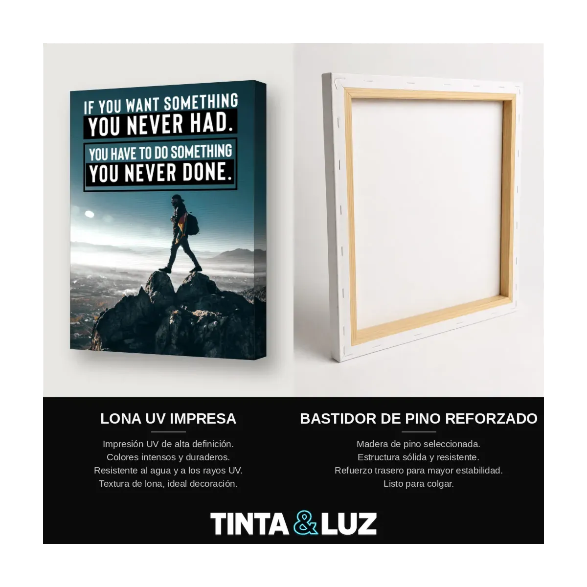IF YOU WANT SOMETHING YOU NEVER HAD