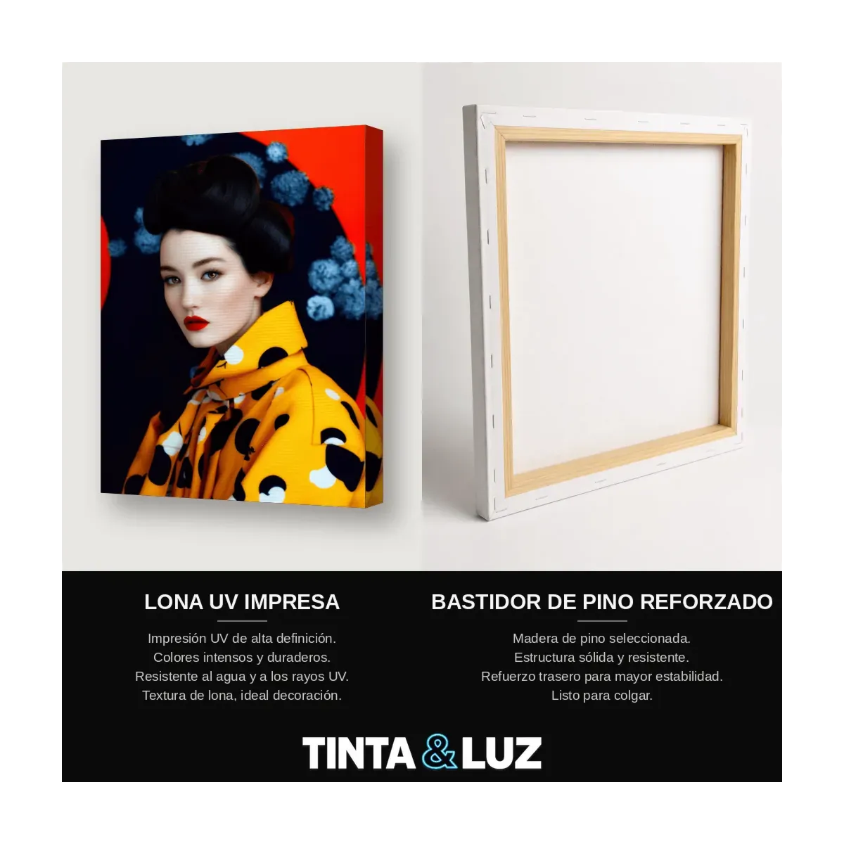 GEISHA Y FLORES