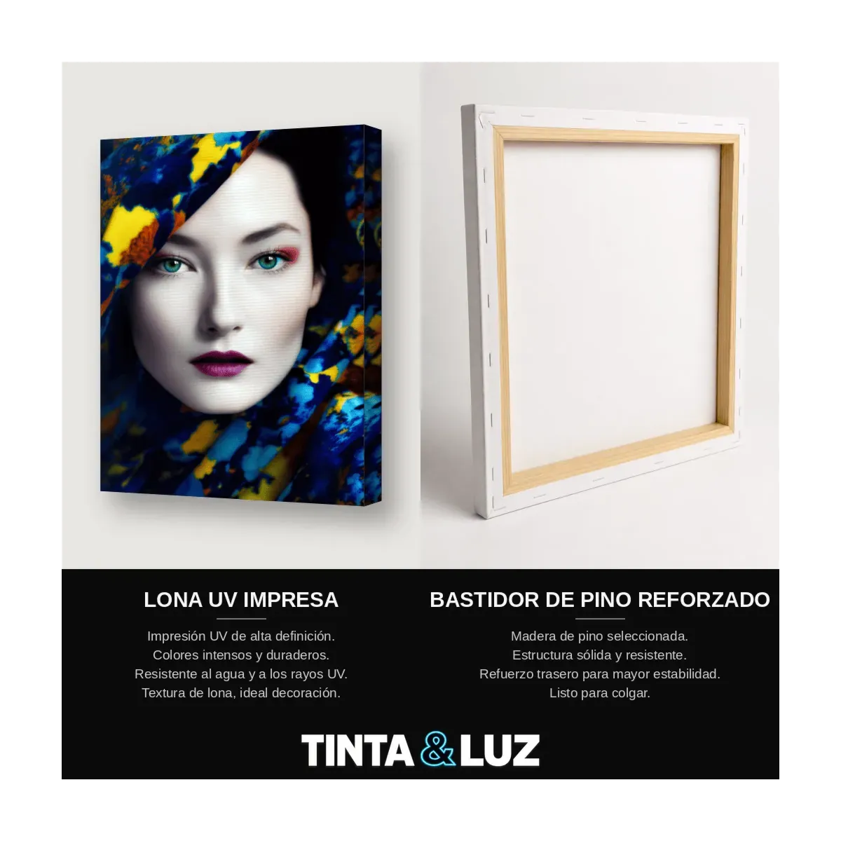 DAMA DE AZUL