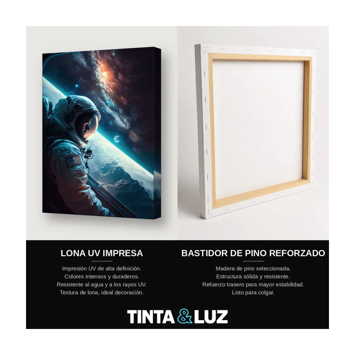 ASTRONAUTA Y TIERRA