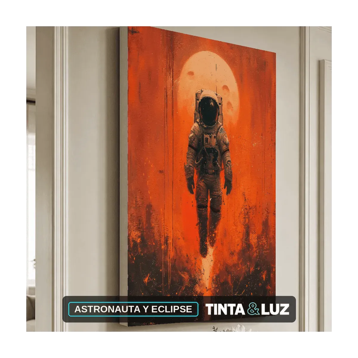 ASTRONAUTA Y ECLIPSE