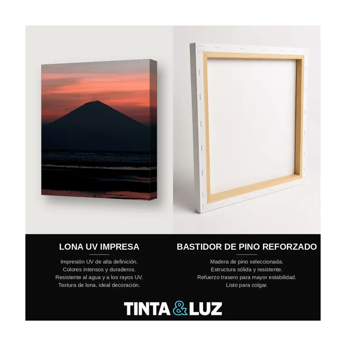 VOLCÁN AL ATARDECER