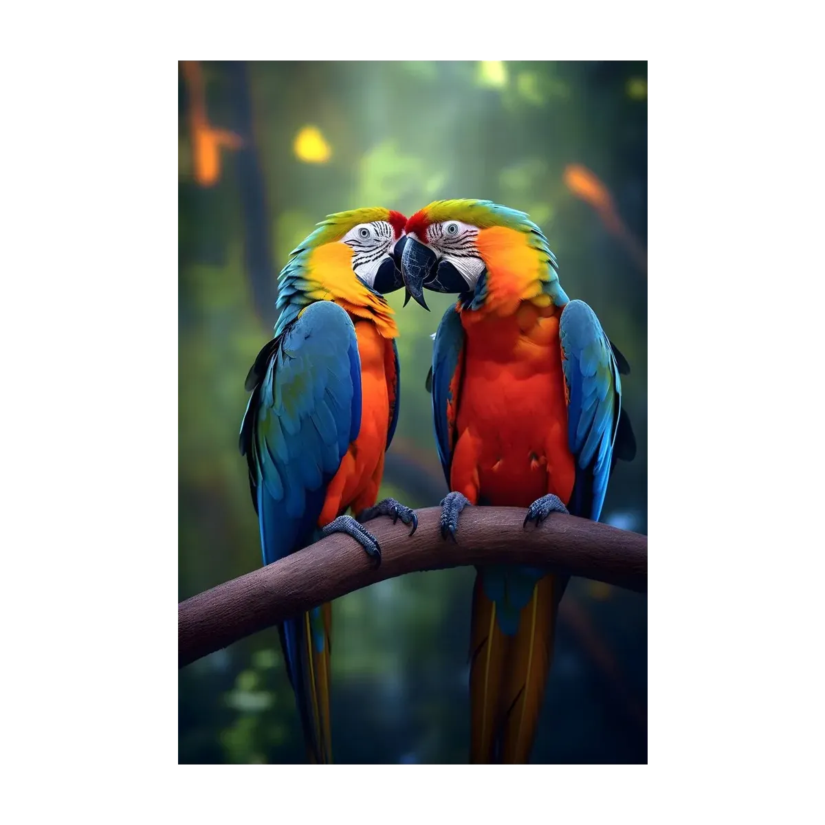 GUACAMAYOS ENAMORADOS
