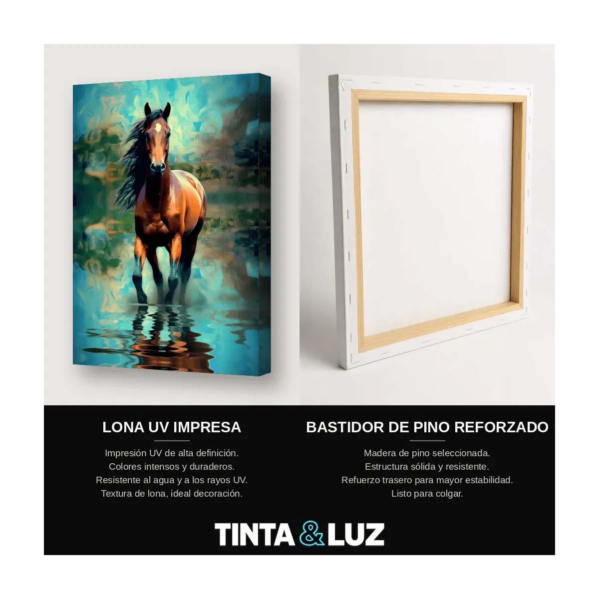 CABALLO PINTURA AZUL