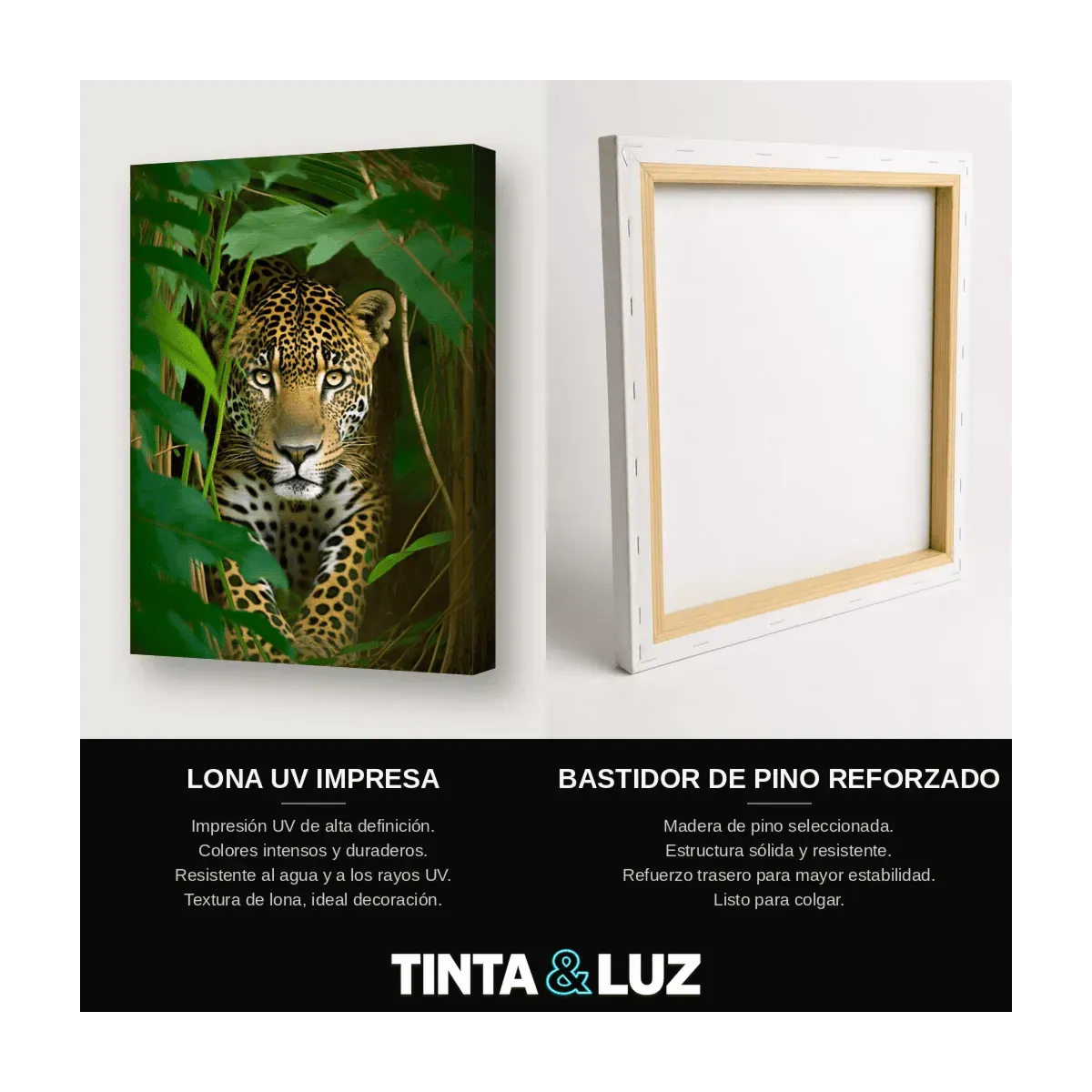 LEOPARDO ENTRE HOJAS II