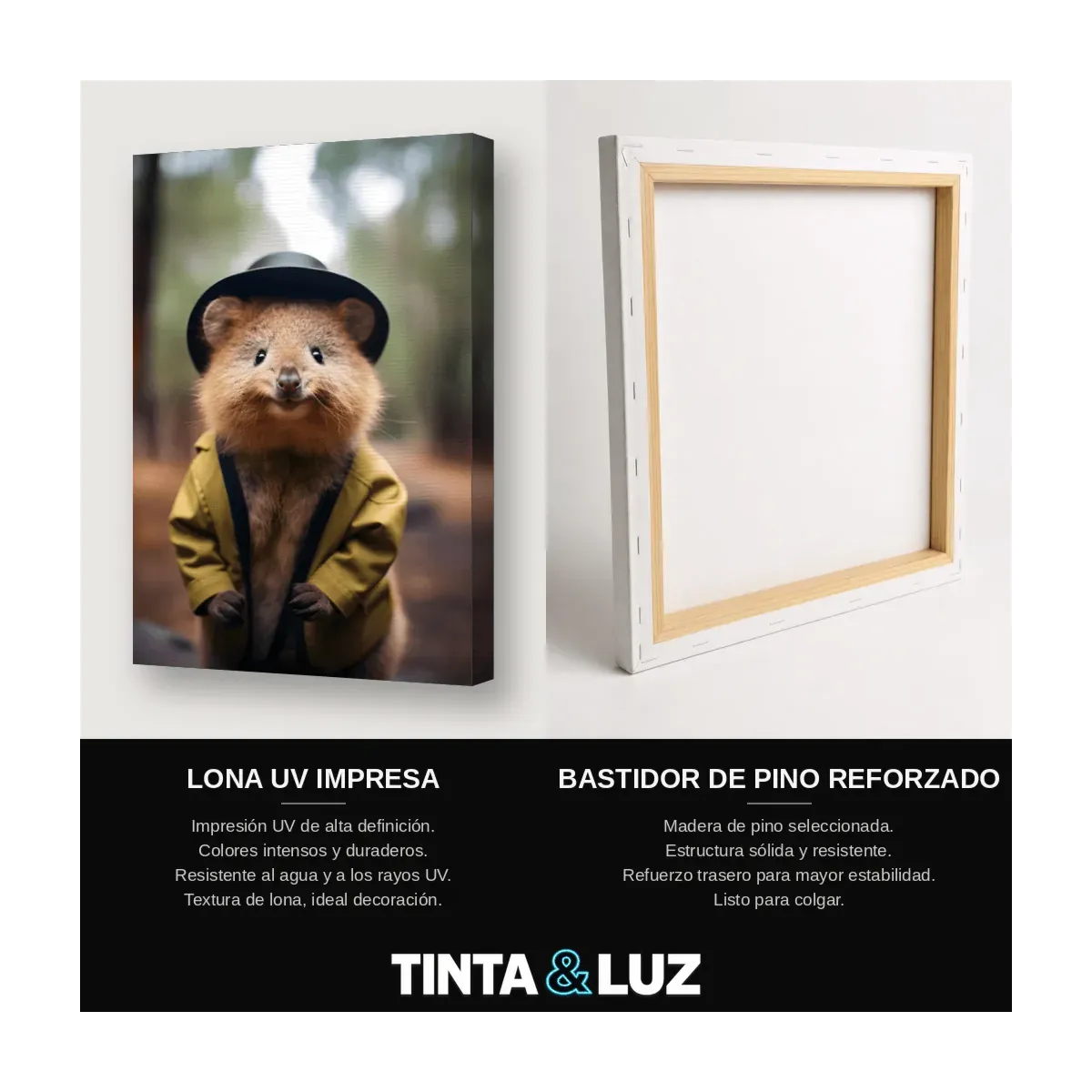 NUTRIA CON SOMBRERO