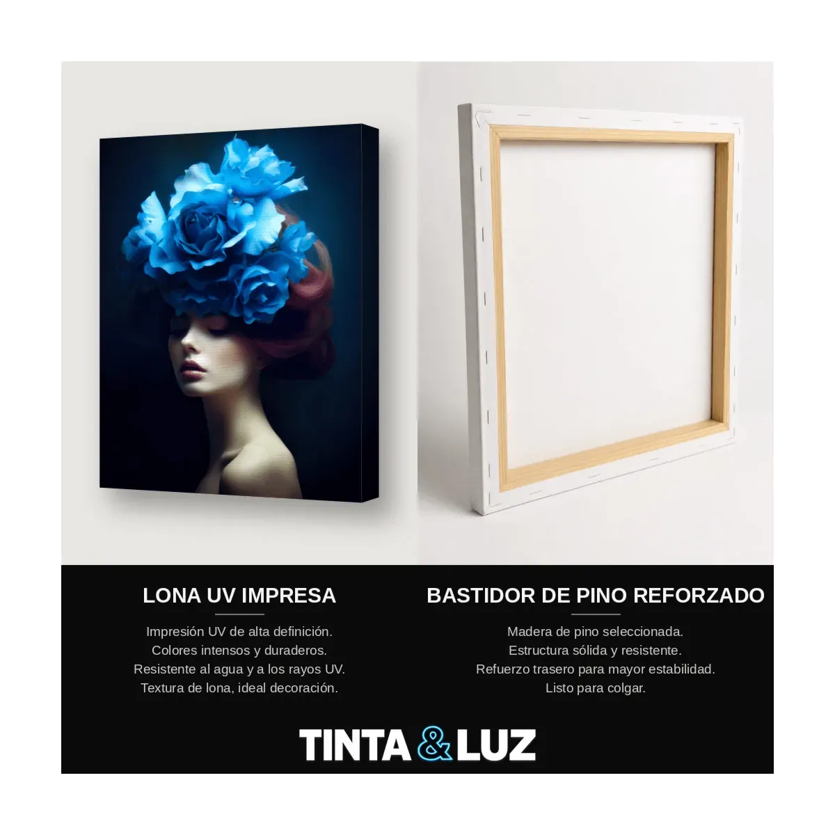 DAMA DE FLORES AZULES II